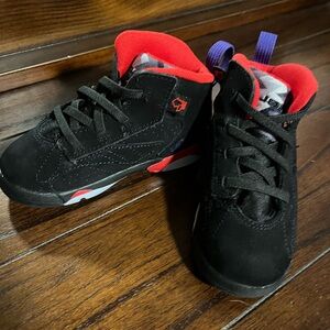 Jordan Kids Sneakers Black and Red